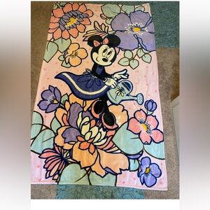 Colorful Minnie Mouse Vera Bradley Character Blanket